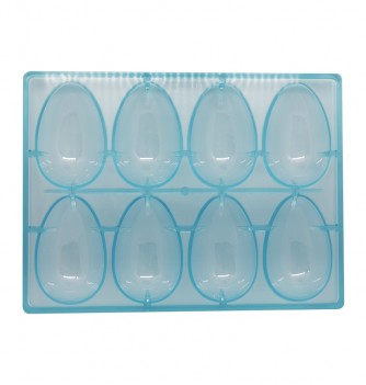 Chocolate mold 8 87,6mm smooth-eggs