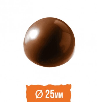 Moule Bonbon Chocolat Demi Sphère 25mm