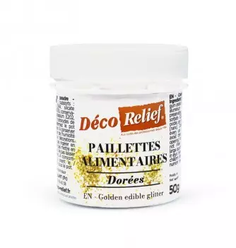 Golden Edible Glitter
