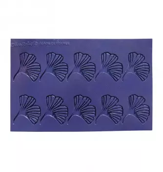 Tapis silicone DECO TUILE - 10 Feuilles Ginkgo