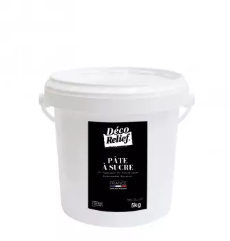 Pâte à Sucre Française Blanche - 5 kg