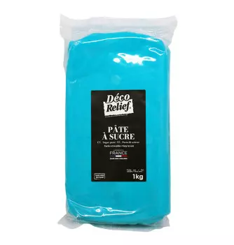 Pâte à Sucre Française Bleu - 1 kg