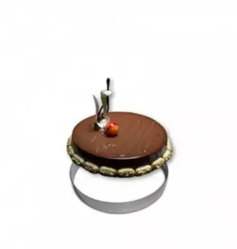 Cercle Mousse Pâtisserie Inox - Ø 20cm - H 4cm