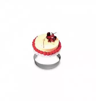 Cercle Mousse Pâtisserie Inox - Ø 7cm - H 4,5cm