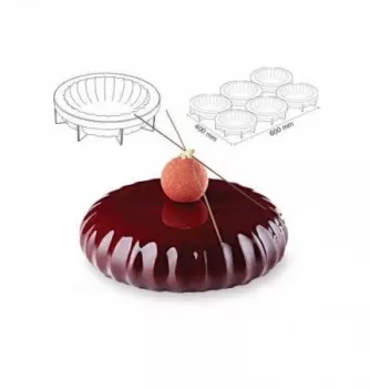 Pavocake Silicone Mould - Plissé