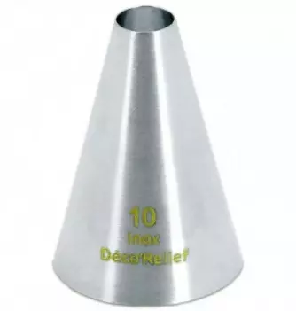 Douille Pâtisserie Inox Unie n°10