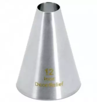 Douille Pâtisserie Inox Unie n°12