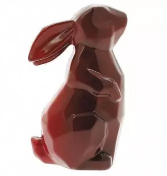 Lapin facettes Moules Injecté Chocolat