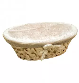 Pack de 6 Bannetons Boulangerie Ovale avec Toile...