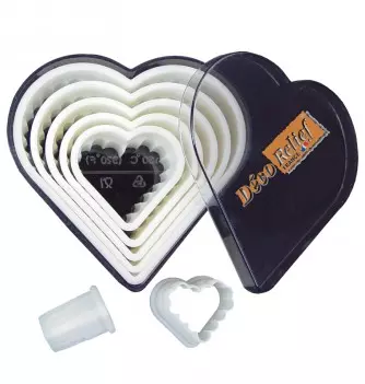 Jagged Heart Cutters x7