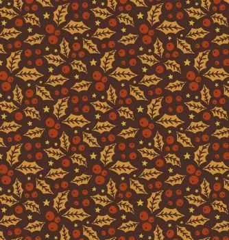 Feuille Impression Chocolat Houx
