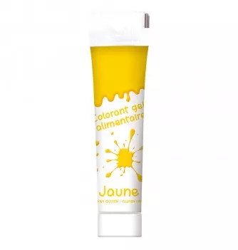 Colorant alimentaire gel - Jaune